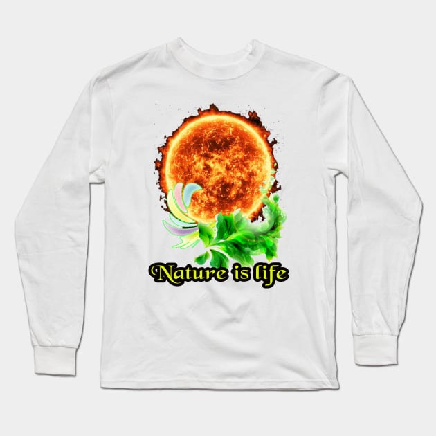 Nature is life Long Sleeve T-Shirt by Creativehub